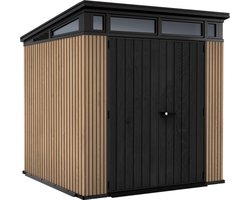 Keter Venetian Pent 77 Tuinhuis - 218x214x226 cm - Bruin