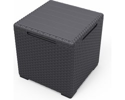 Keter Vigo Opbergtafel - 37x37x37 cm - Antraciet