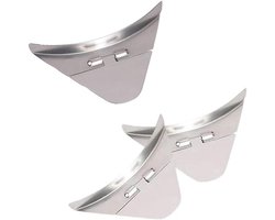 Kettle Spout Covers - Anti-Stof Dekseltjes - Hygiënisch Koken - Lekvrij Ontwerp - 3 Stuks - Zilver
