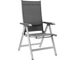 Kettler Basicplus zilver antraciet verstelbare fauteuil