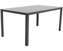 Kettler Cubic aluminium tuintafel 160x95 cm. - Antraciet