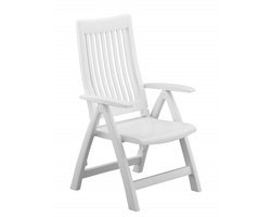 Kettler Roma Verstelbare Tuinstoel - Wit