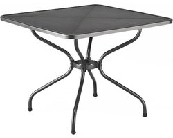 Kettler strekmetaal tafel 90x90 cm.