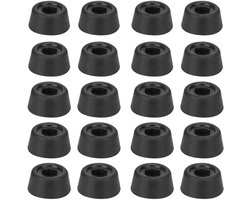 Keu staart cover, 20 stuks zwembad staart cover rubber zwembad keu bodem staart beschermhoes hoesje zachte snooker stick beschermer voor kleine hoofd keu