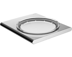 Keuco Edition 400 - Zeepschaal met houder, mat glas/chroom 11555019000