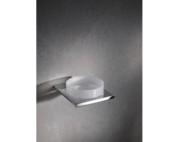 KEUCO zeepbakje, metaal chroom, kristal glas, zeephouder plankje, Editie 400