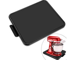 Keuken Dienblad - Keukenapparaat Diemblad - Koffiezetapparaat blad voor Mixer en Keukenapparatuur - Apparaat Organizer voor Onder Kast - Zwart - M (39,5x26x2cm)