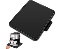 Keuken Dienblad - Keukenapparaat Diemblad - Koffiezetapparaat blad voor Mixer en Keukenapparatuur - Apparaat Organizer voor Onder Kast - Zwart - S (33x26x2cm)