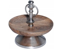 keuken etagère hout rond 1 laag 20cm