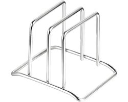Keuken Organizer - Opberghouder - Keukengerei Ordenen - Onderhoudsvriendelijk Roestvrij Staal - 12 x 12 x 12 cm - Zilver