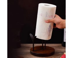 Keuken Papieren Handdoekhouder voor Keuken Aanrecht Thuis Eettafel Woonkamer, Keuken Roll Houder, Vrijstaande Organizer Roll Dispenser Ronde Verdikte Base