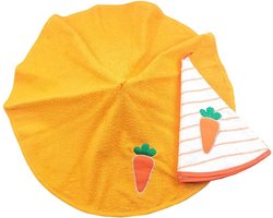 Keukendoeken Set - Theedoeken Katoen - Keuken Droog Werk - Geborduurd Design - Diameter 74 cm - Oranje