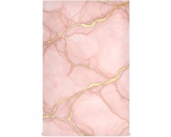 Keukendoeken Set - Vaatdoeken Handdoeken - Keuken Reiniging - Decoratief Absorberend - Set van 4 - Marmer Roze Goud
