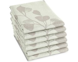 Keukendoeken Set - Vaatdoeken Keuken - Keukenwerk - Sneldrogend Materiaal - 60x65cm - Crème