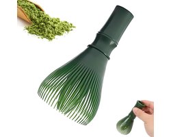 Keukengerei - matcha klopper - matcha thee set - kunststofmateriaal - groen