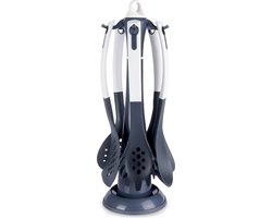 Keukengerei Set met Standaard 5 delig - Spatelset - Spatel - Soeplepel - Schuimspaan - Kookgerei