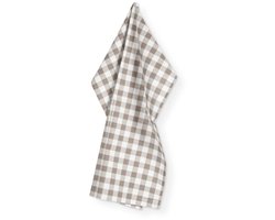 Keukenhanddoek GINGHAM - SET/2 - 50x70 cm, taupe
