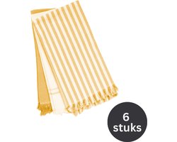 Keukenhanddoeken CAVENDISH - SET/3 - 50x70 cm, geel