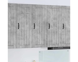 Keukeninrichting keukenkast beton grijs 40 x 31 x 100 cm houtmateriaal moderne opbergruimte keukenmeubel