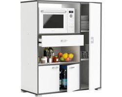 Keukenkast Buzz 112 cm hoog wit