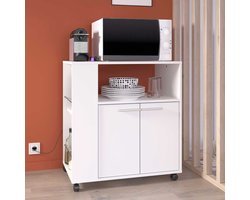 Keukenkast Citty 75cm, 2 deuren - wit