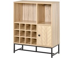 Keukenkast - Keukenkast Met Wijnrek - Keukenkastje - Keuken Kast - Keuken - Kast - Opbergkasten - Opbergrek - Rek - Opbergkast - Dressoirs - Dressoir - Woonkamer Kast - Woonkamer - Kast - Kasten - Kastje - Organizer