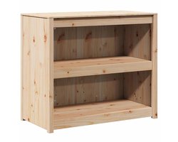 Keukenkast | Keukenmeubel | Opbergkast Bruin Eiken 106 x 55 x 92 cm Massief grenenhout