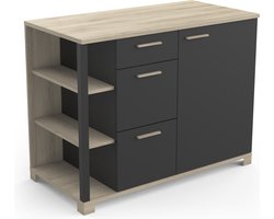 Keukenkast - onderkast Atelier 120cm keukenelement met 1 deur en 3 laden