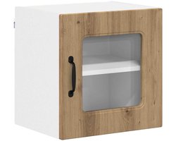 Keukenkast | Wandkast | Muurkast | Opbergkast aan de muur met plank Artisan Eiken 40 x 31 x 40 cm