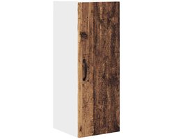 Keukenkast | Wandkast | Muurkast | Opbergkast aan de muur Oud Hout 30 x 31 x 80 cm Bewerkt hout