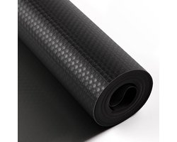 Keukenkastjesbekleding — Zelfklevende lade-matten voor de badkamer — Waterdichte matten voor koelkastplanken — Vochtbestendige plastic matten — Ladebekleding — Water- en oliebestendige stickers - Zwart — 30*300 cm