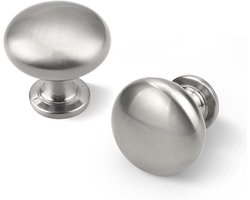 Keukenkastknoppen Set - Ladeknoppen Dressoir - Meubels Vernieuwen - Massieve Zinklegering - 30 stuks 295 mm - Satijn Nikkel