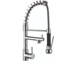 Keukenkraan VMK Go Grand Cuisina 48x13,9x20,3 cm Incl. Mobile Sproeier Chroom