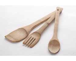 Keukenlepelset Bamboe