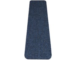 Keukenmat - loper - Heavy Duty - blauw - 40x140cm - antislip