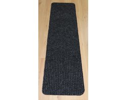 Keukenmat - loper - Heavy Duty - zwart - antraciet - 40x160cm - antislip