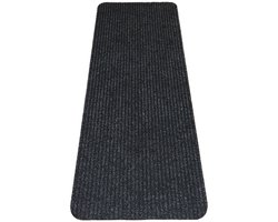 Keukenmat - loper - Heavy Duty - zwart - antraciet - 60x160cm - antislip
