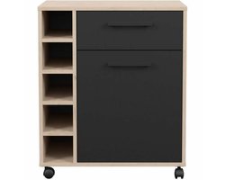 Keukenmeubilair Parisot Zwart Ek 60 x 40,3 x 71 cm