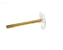 Keukenpapierhouder - Keukenrol houder - Keuken organiseren - Uniek marmer patroon - 30 cm hoog - Goud