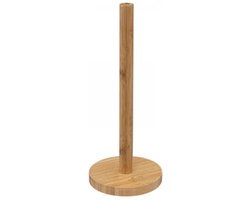 Keukenrolhouder - Bamboe - 12,5x12,5x32cm - Stijlvol