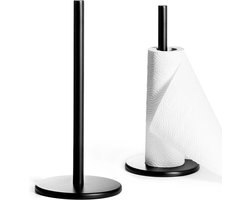 Keukenrolhouder Metaal Zwart 33 cm - Rollenhouder - Houder