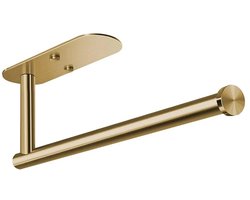Keukenrolhouder - Rollenhouder - Zelfklevend - Roestvrij staal - Eenvoudige installatie - Goud