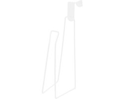 Keukenrolhouder - Stoffen rolhouder - Ruimte besparen - Montage zonder boren - 34 x 5 cm - Wit
