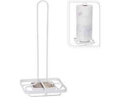Keukenrolhouder van wit metaal Excellent Houseware