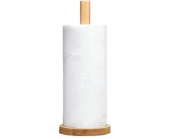 Keukenrolhouder - wc rolhouder - Keukenrolhouder – wc rol houder - Toiletpapierrolhouder - Bamboe toiletpapierrolhouder - Houten keukenopbergrek - Keukenrolhouder - Keuken toiletpapierrolhouder