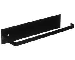 Keukenrolhouder – Zwart – Metaal