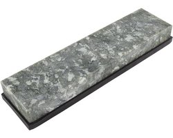 - Keukenslijper - Keukengereedschap - Whetstone 10000 Grit Natuurlijke Smaragd Antislip Bases - Verzamelobjecten Geschikt voor Keukenmessen - Groen 200 x 50 x 25 mm