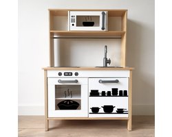 Keukenstickers voor oa IKEA duktig keukentje | Stick & Cook