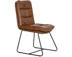 Keukenstoel Home ESPRIT Synthetisch Leer Metaal 71 x 49 x 90 cm