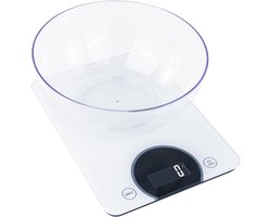 Keukenweegschaal digitaal met kom - Incl Kom - Digitaal - Wegen - Keukenapparatuur - Keukenweegschaal - Precisie weegschaal - Koken -